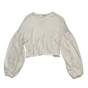 Puffy long sleeve Ulla Johnson slight crop fit